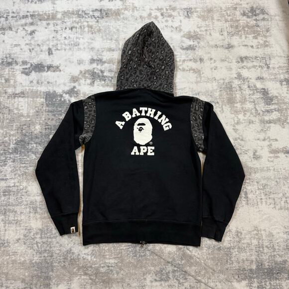 Authentic Bape 2000’s Leopard Print Full Zip Hoodie L - Picture 4 of 7